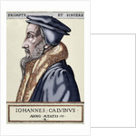 John Calvin (1509-1564). French theologian and pastor during the Protestant Reformation. by Anonymous