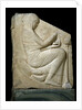Panel of Ludovisi Throne : Woman placing incense in a Thymiaterion by Anonymous