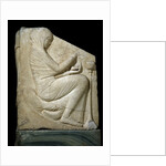 Panel of Ludovisi Throne : Woman placing incense in a Thymiaterion by Anonymous