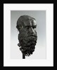 Ancient Greek bronze head of an old man with long beard (philosopher of Porticello) by Anonymous