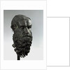 Ancient Greek bronze head of an old man with long beard (philosopher of Porticello) by Anonymous