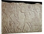 Ancient Egyptian bas-relief depicting farewell to the deceased by Anonymous