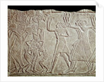 Ancient Egyptian bas-relief depicting farewell to the deceased by Anonymous