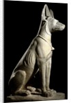 Ancient Egyptian sculpture of Anubis by Anonymous