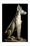 Ancient Egyptian sculpture of Anubis by Anonymous