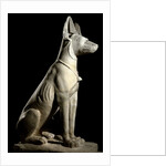 Ancient Egyptian sculpture of Anubis by Anonymous