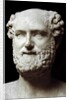 Roman marble bust of Aristophanes by Anonymous