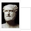 Roman marble bust of Aristophanes by Anonymous