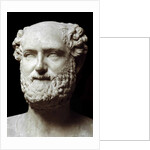 Roman marble bust of Aristophanes by Anonymous