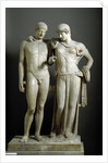 Roman sculpture of Electra and Orestes by Anonymous