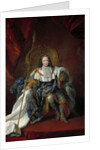Portrait of Louis XV by Alexis Simon Belle