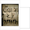 Roman marble relief of the Praetorian Guard by Anonymous