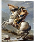 Napoleon Bonaparte, First Consul, Crossing the Alps at Great St. Bernard Pass by Jacques-Louis David