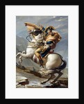 Napoleon Bonaparte, First Consul, Crossing the Alps at Great St. Bernard Pass by Jacques-Louis David