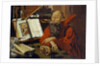 Saint Jerome Meditating by Marinus Claeszoon van Reymerswaele