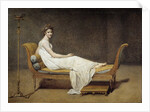 Portrait of Mrs Recamier by by Jacques-Louis David