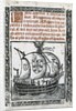 Catalan literature. 14th and 15th Centuries. Book of the Consulate of the Sea. Cover. by Anonymous