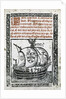 Catalan literature. 14th and 15th Centuries. Book of the Consulate of the Sea. Cover. by Anonymous