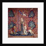 Allegory of touch from the Lady and the Unicorn tapestry by Anonymous