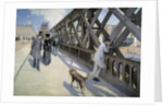 Le Pont de l'Europe by Gustave Caillebotte