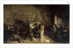 The Studio of the Painter, a Real Allegory by Gustave Courbet