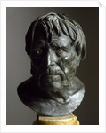 Roman bronze sculpture bust of Seneca by Anonymous