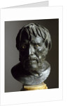 Roman bronze sculpture bust of Seneca by Anonymous