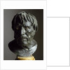 Roman bronze sculpture bust of Seneca by Anonymous