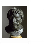 Roman bronze sculpture bust of Seneca by Anonymous