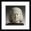 Ancient Egyptian head of a man by Anonymous