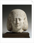 Ancient Egyptian head of a man by Anonymous