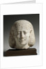 Ancient Egyptian head of a man by Anonymous