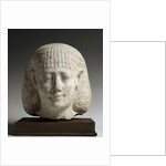 Ancient Egyptian head of a man by Anonymous