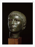 Etruscan head of a young man by Anonymous