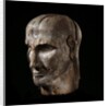 Etruscan sculpture of virile head by Anonymous