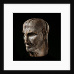 Etruscan sculpture of virile head by Anonymous