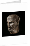 Etruscan sculpture of virile head by Anonymous