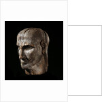 Etruscan sculpture of virile head by Anonymous