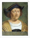 Portrait of the navigator Christopher Columbus by Anonymous
