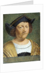 Portrait of the navigator Christopher Columbus by Anonymous