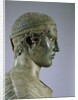 Detail of the Charioteer of Delphi, also known as Heniokhos by Anonymous