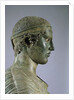 Detail of the Charioteer of Delphi, also known as Heniokhos by Anonymous