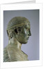 Detail of the Charioteer of Delphi, also known as Heniokhos by Anonymous