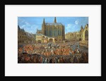 The Departure of Louis XV by by Pierre Denis Martin