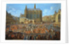 The Departure of Louis XV by by Pierre Denis Martin