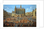 The Departure of Louis XV by by Pierre Denis Martin