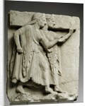 Ancient Greek metope with chorus of young girls by Anonymous
