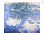 Waterlilies with effects of cloud by Claude Monet