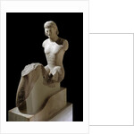 Archaic Greek sculpture of The Rampin Rider by Anonymous