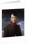 Portrait of Napoleon Bonaparte as First Consul by Francois Gerard